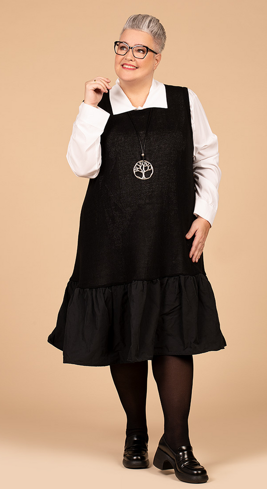 Ganzjahr Kleid in A-Form aus weicher Strick Qualität