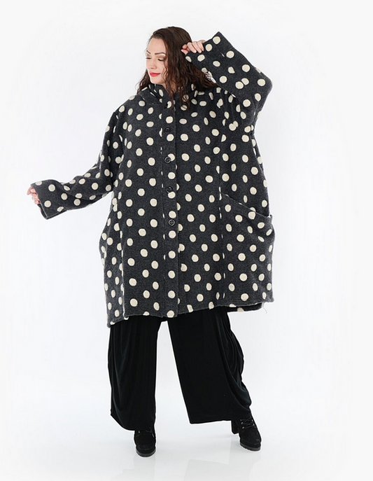 Winter Jacke in Ballon Form aus weicher Wolle Qualität