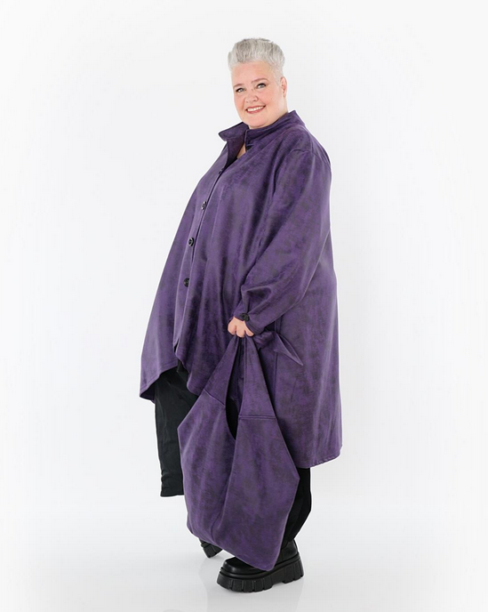 NEU Ganzjahr Jacke in Vokuhila Form aus weicher Lederimitat Qualität in verschiedenen Farben