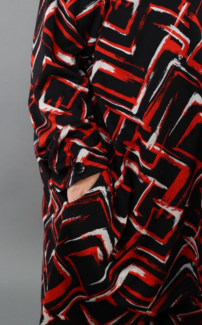 NEU Übergangs Jacke in Vokuhila Form aus weicher Jacquard Qualität in 2 Farben