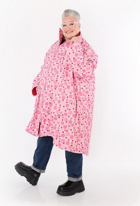 NEU Übergangs Mantel in gerader Form aus warmer Softshell Qualität in 2 Farben