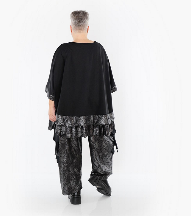 NEU Winter Hose in Ballon Form aus feiner Lederimitat Qualität