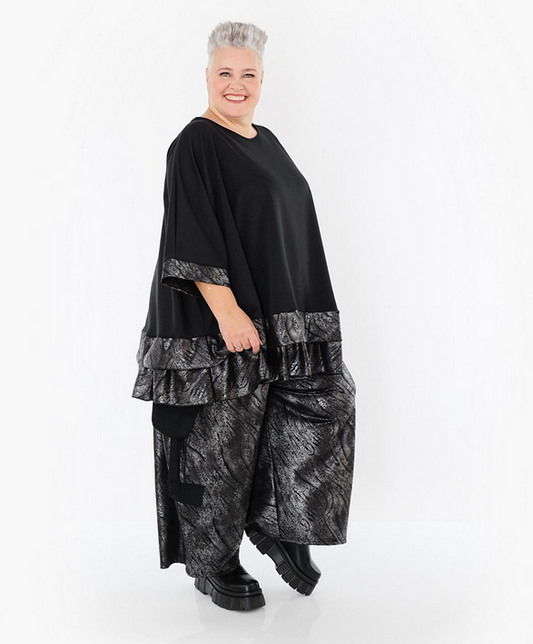 NEU Winter Big Shirt in A-Form aus feiner Milano Qualität