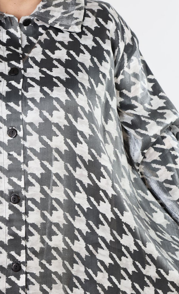 NEU Ganzjahr Bluse in Zipfel Form aus glatter Seiden-Optik Qualität