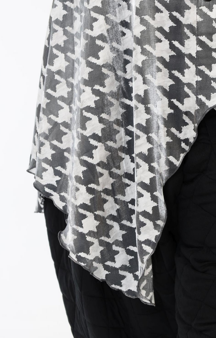 NEU Ganzjahr Bluse in Zipfel Form aus glatter Seiden-Optik Qualität