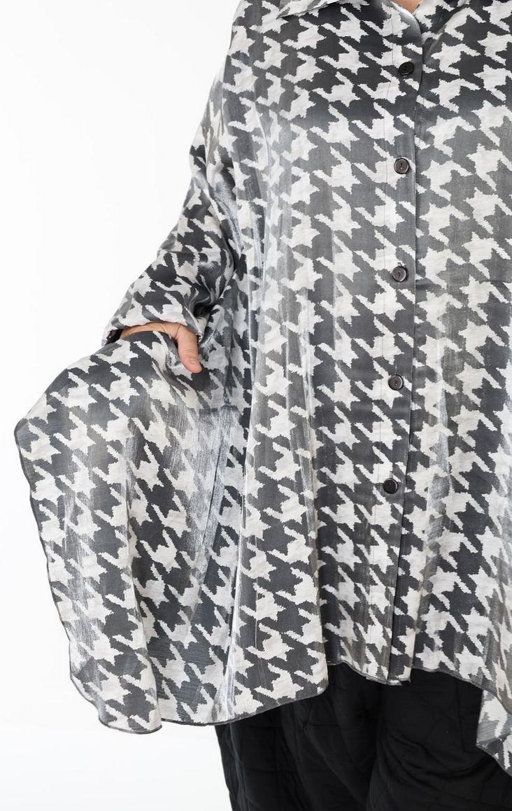 NEU Ganzjahr Bluse in A-Form aus glatter Seiden-Optik Qualität