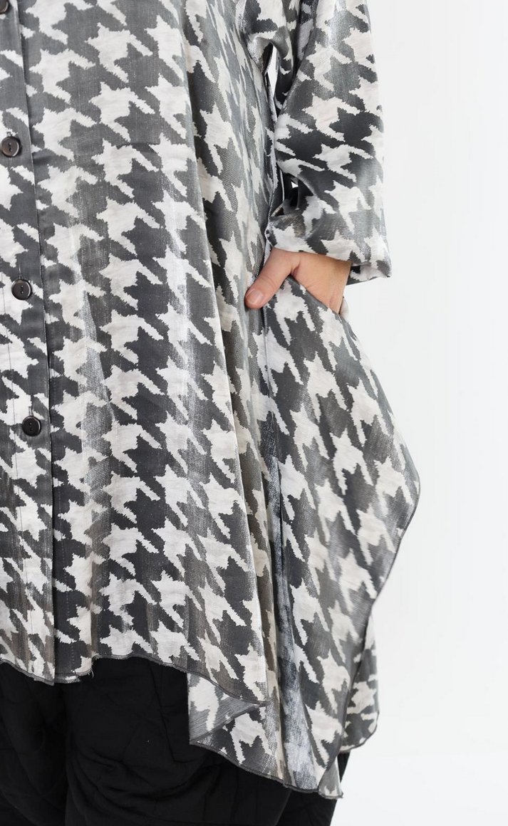 NEU Ganzjahr Bluse in A-Form aus glatter Seiden-Optik Qualität