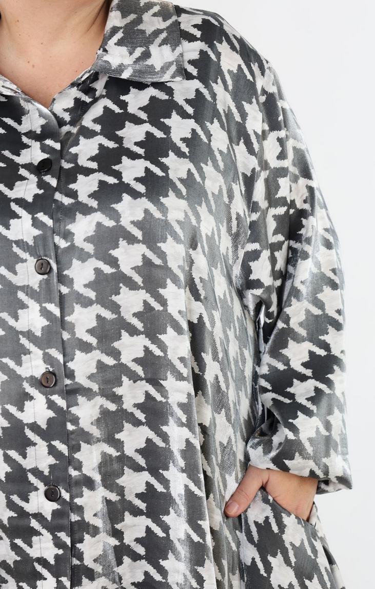 NEU Ganzjahr Bluse in A-Form aus glatter Seiden-Optik Qualität