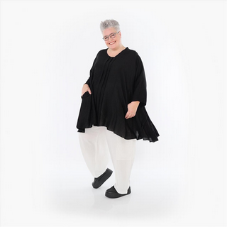 Sommer Big Shirt in A-Form aus leichter Leinen Optik Qualität in verschiedenen Farben
