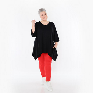Sommer Shirt in A-Form aus feiner Jersey Qualität in verschiedenen Farben