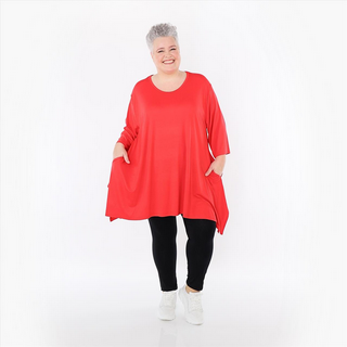 Sommer Shirt in A-Form aus feiner Jersey Qualität in verschiedenen Farben