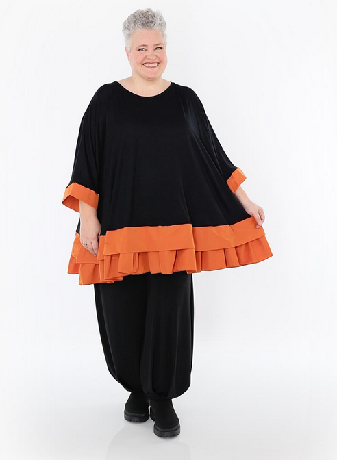 Ganzjahr Big Shirt in A-Form aus feiner Jersey Qualität in verschiedenen Farben