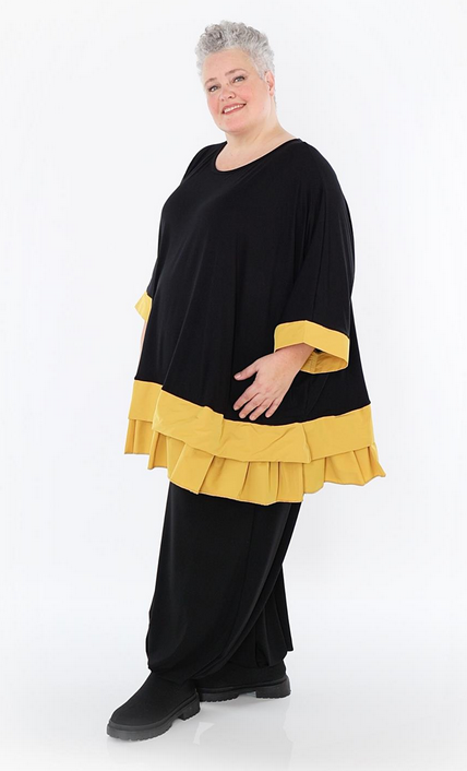 Ganzjahr Big Shirt in A-Form aus feiner Jersey Qualität in verschiedenen Farben