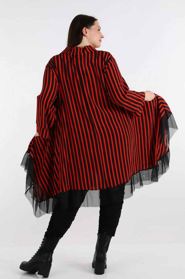 Sommer Jacke in A-Form aus leichter Krepp Qualität