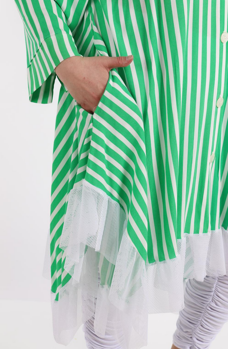 Sommer Jacke in A-Form aus leichter Krepp Qualität