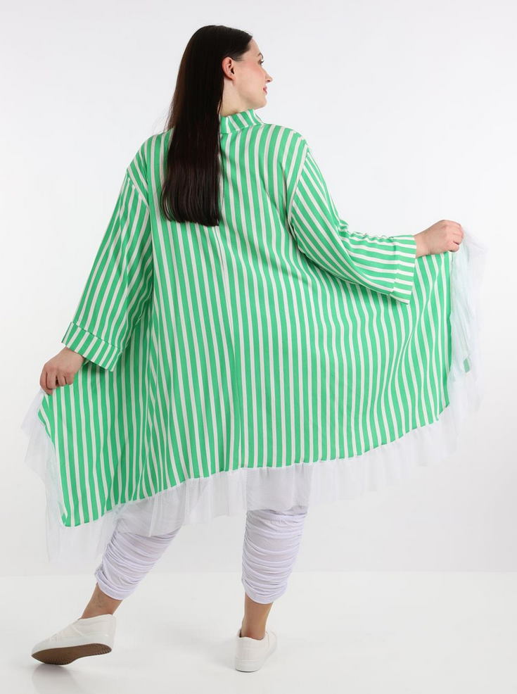 Sommer Jacke in A-Form aus leichter Krepp Qualität