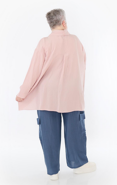 Sommer Hose in gerader Form aus leichter Leinen Optik Qualität in verschiedenen Farben