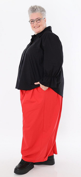 Sommer Hose in Ballon Form aus feiner Popeline Qualität in verschiedenen Farben