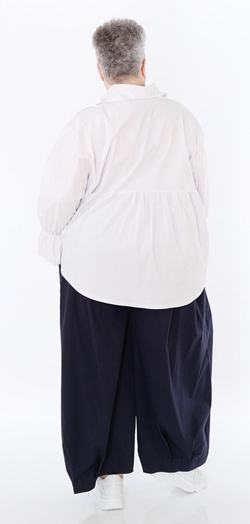 Sommer Hose in Ballon Form aus feiner Popeline Qualität in verschiedenen Farben