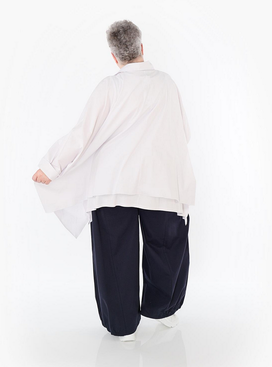 Sommer Hose in Ballon Form aus feiner Popeline Qualität in verschiedenen Farben