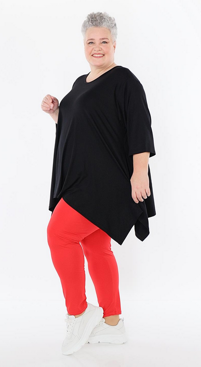 Ganzjahr Leggings in gerader Form aus feiner Jersey Qualität in verschiedenen Farben