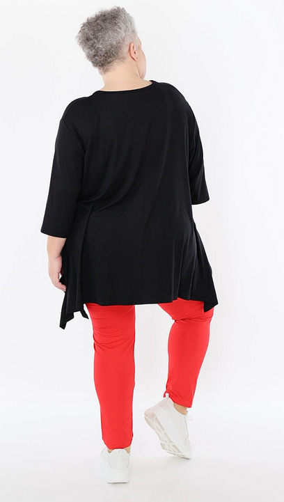 Ganzjahr Leggings in gerader Form aus feiner Jersey Qualität in verschiedenen Farben