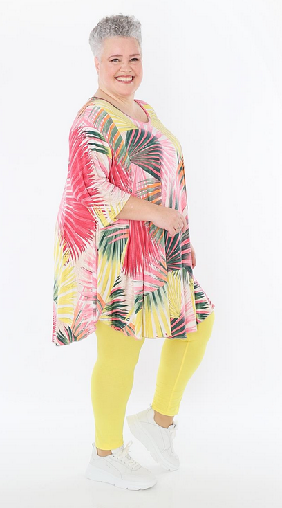 Ganzjahr Leggings in gerader Form aus feiner Jersey Qualität in verschiedenen Farben