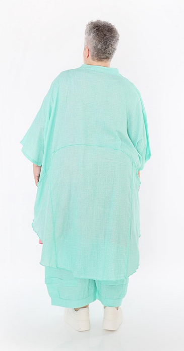 Sommer Jacke in gerundeter Form aus weicher Mousseline Qualität in verschiedenen Farben
