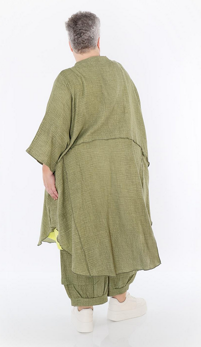 Sommer Jacke in gerundeter Form aus weicher Mousseline Qualität in verschiedenen Farben
