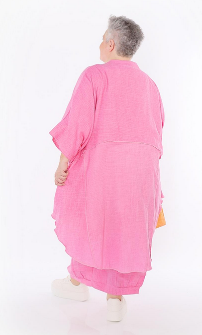 Sommer Jacke in gerundeter Form aus weicher Mousseline Qualität in verschiedenen Farben