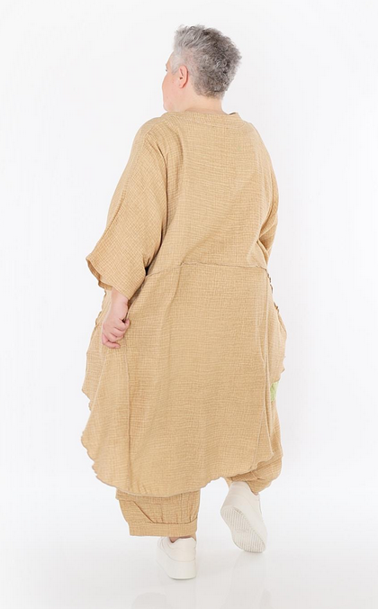 Sommer Jacke in gerundeter Form aus weicher Mousseline Qualität in verschiedenen Farben