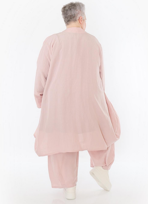 Sommer Cardigan in Ballon Form aus leichter Leinen Optik Qualität