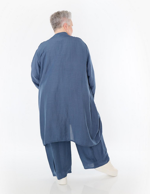 Sommer Cardigan in Ballon Form aus leichter Leinen Optik Qualität