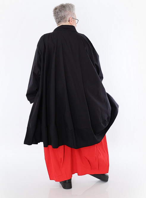 Sommer Jacke in A-Form aus feiner Popeline Qualität