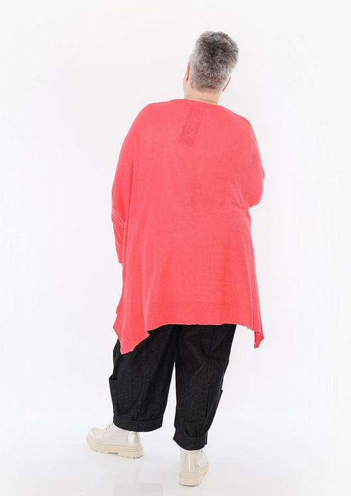 Sommer Big Shirt in A-Form aus feiner Strick Qualität