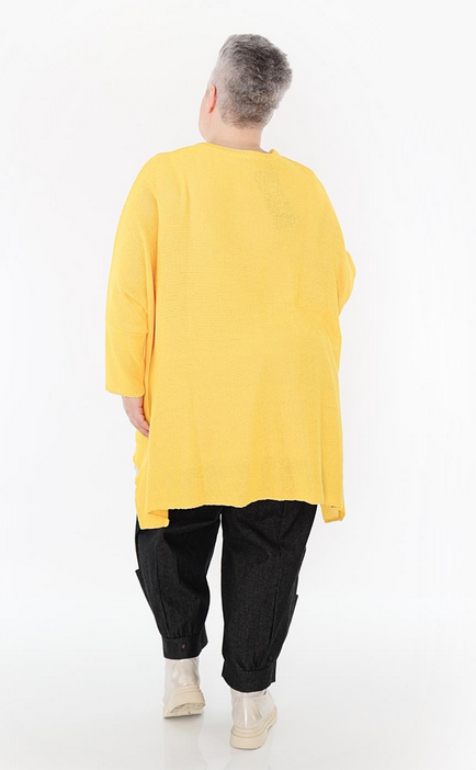 Sommer Big Shirt in A-Form aus feiner Strick Qualität