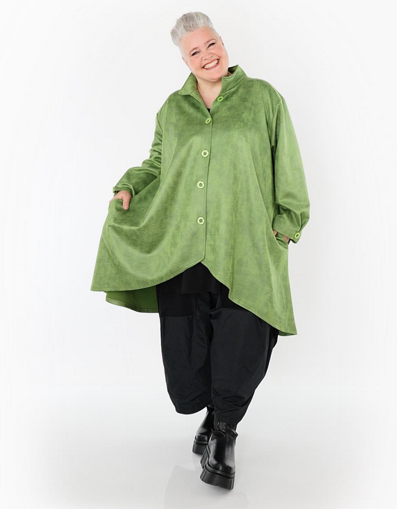NEU Ganzjahr Jacke in Vokuhila Form aus weicher Lederimitat Qualität in verschiedenen Farben