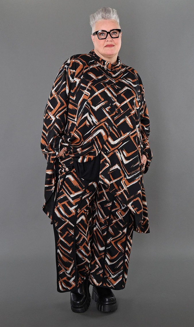 NEU Übergangs Jacke in Vokuhila Form aus weicher Jacquard Qualität in 2 Farben