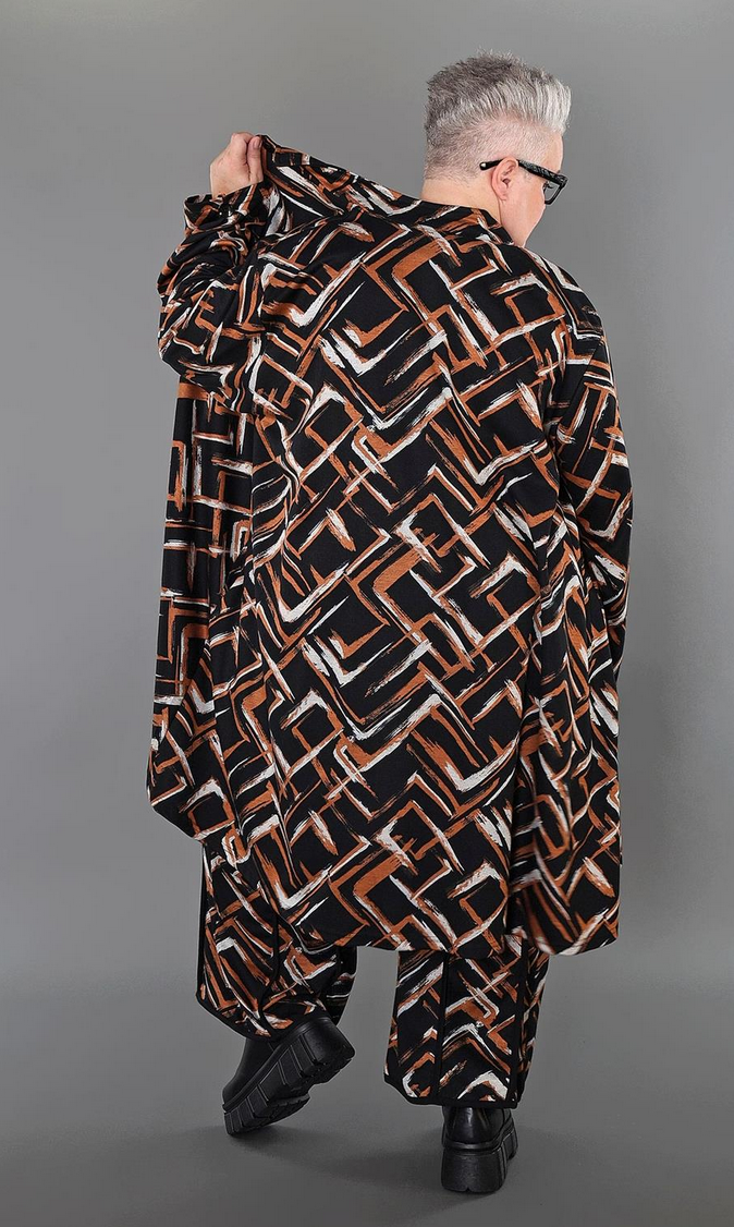NEU Übergangs Jacke in Vokuhila Form aus weicher Jacquard Qualität in 2 Farben
