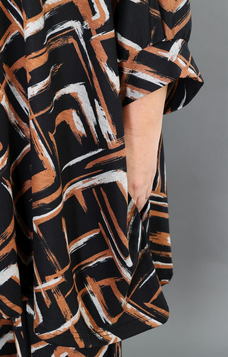 NEU Übergangs Jacke in A-Form aus weicher Jacquard Qualität in 2 Farben